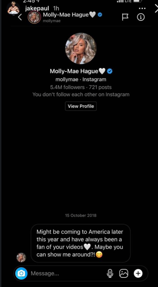 molly-mae-screenshot-fake-dm-jake-paul