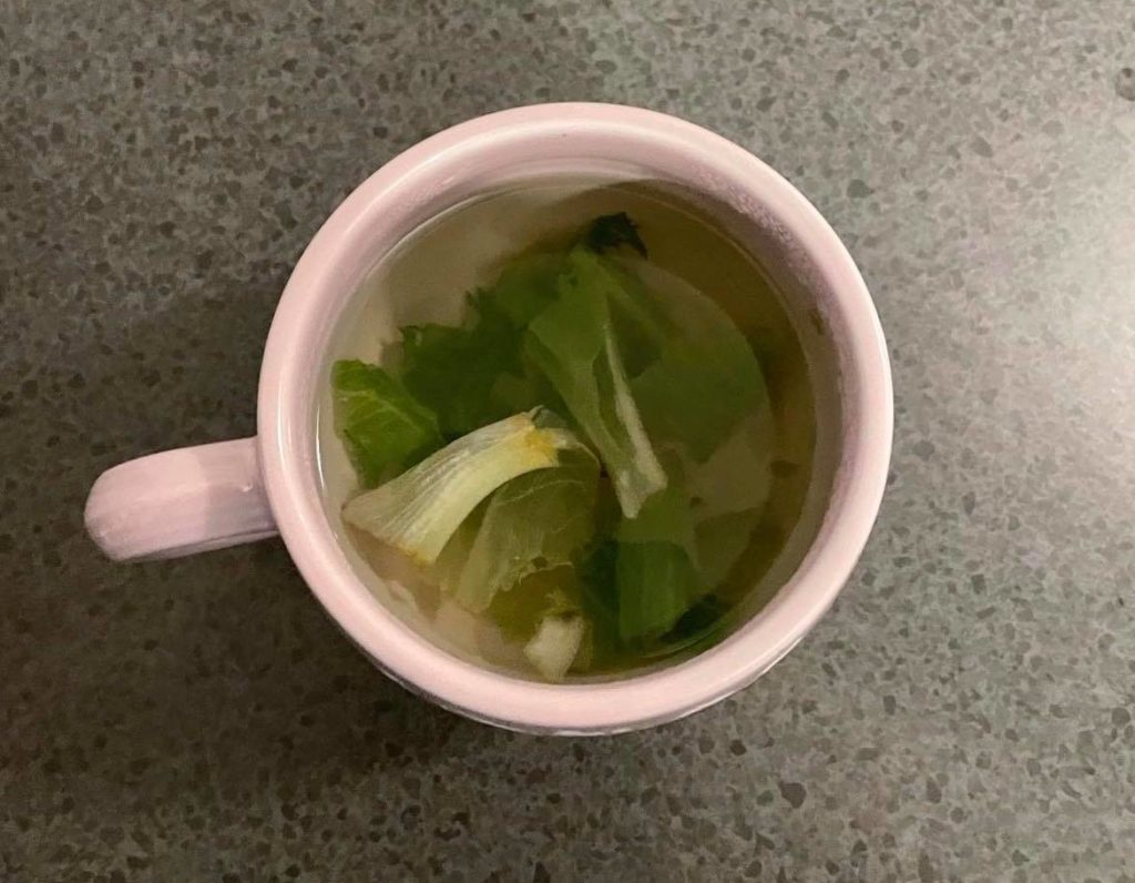 tiktok lettuce water