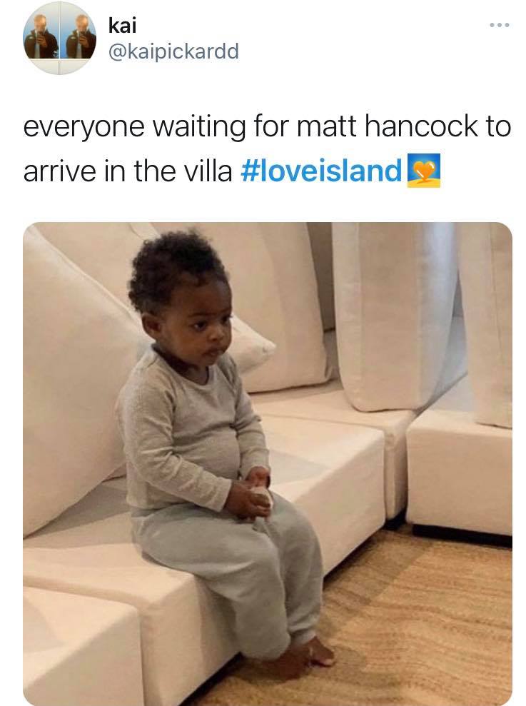 Love Island 2021: The best memes and reactions to the first episode back last night, Matt Hancock