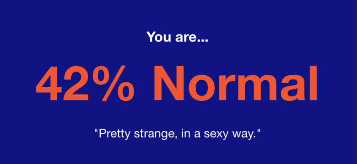 How normal are you quiz