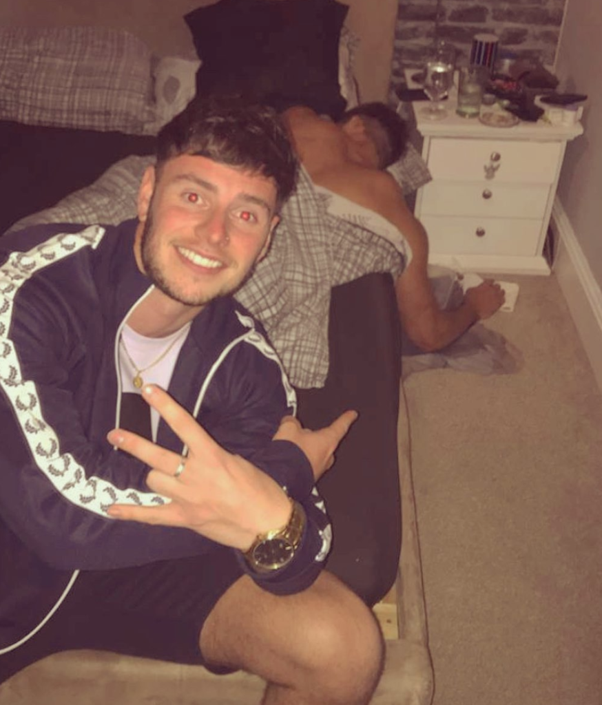 Old pictures of Love Island 2021 contestant Brad McClelland from Instagram before his villa days