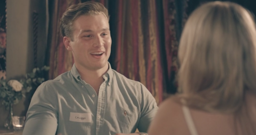 Love Island contestant Chuggs Wallis in an episode of Made in Chelsea