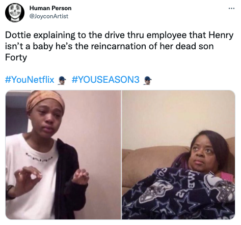 Even more memes about season three of YOU on Netflix