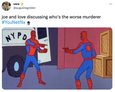 The best memes and reactions to season three of YOU on Netflix
