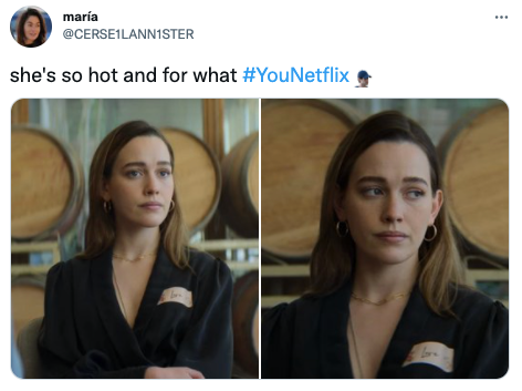All the best memes about Love Quinn in season three of YOU on Netflix