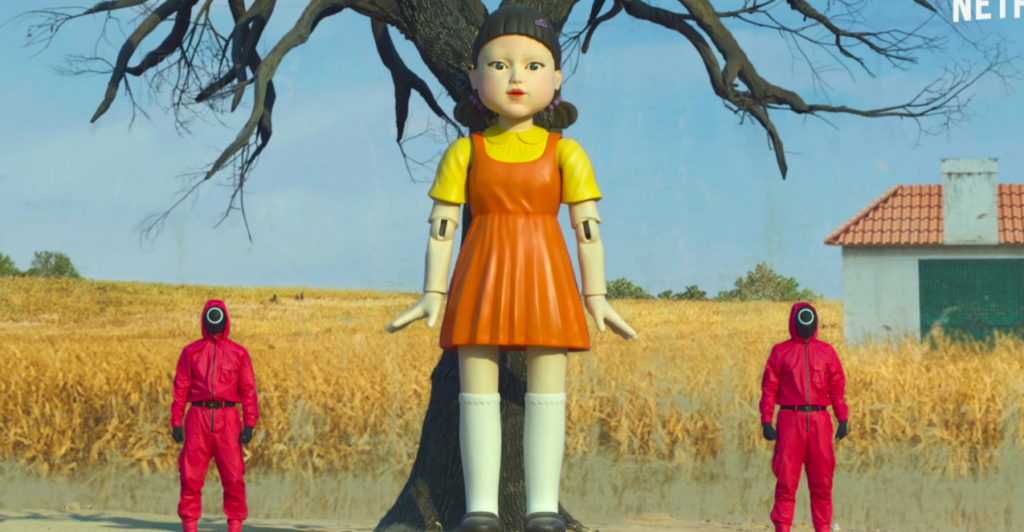 Red Light Green Light doll