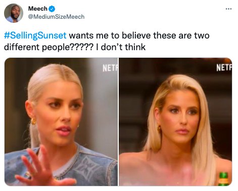 The best memes and reactions to season four of Selling Sunset on Netflix