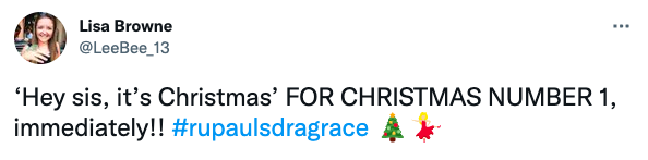 drag race uk season three, reactions, memes, tweets, hey sis it's christmas, kitty scott claus, ella vaday, krystal versace