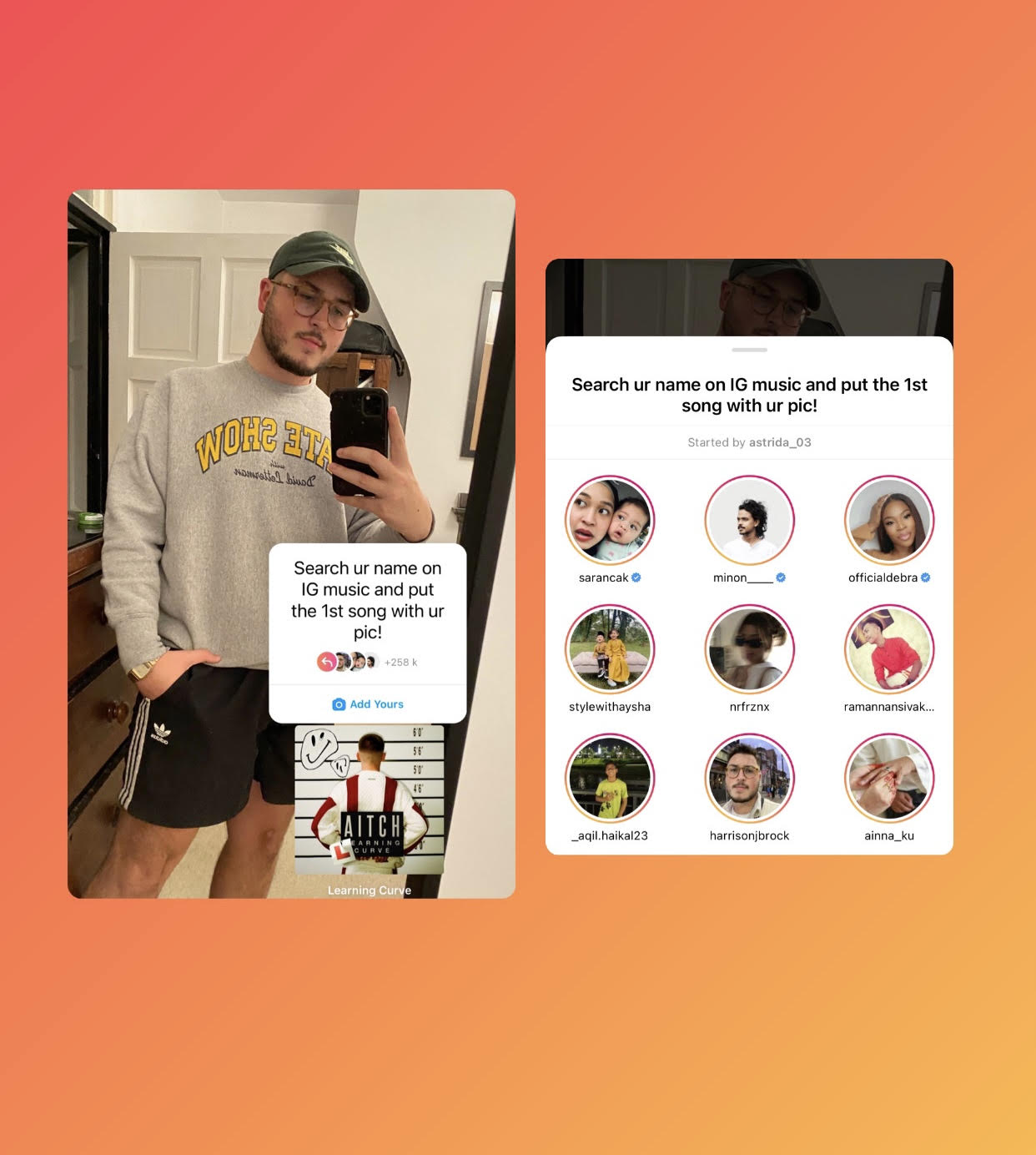 Instagram Stories 'Add Yours' Stickers