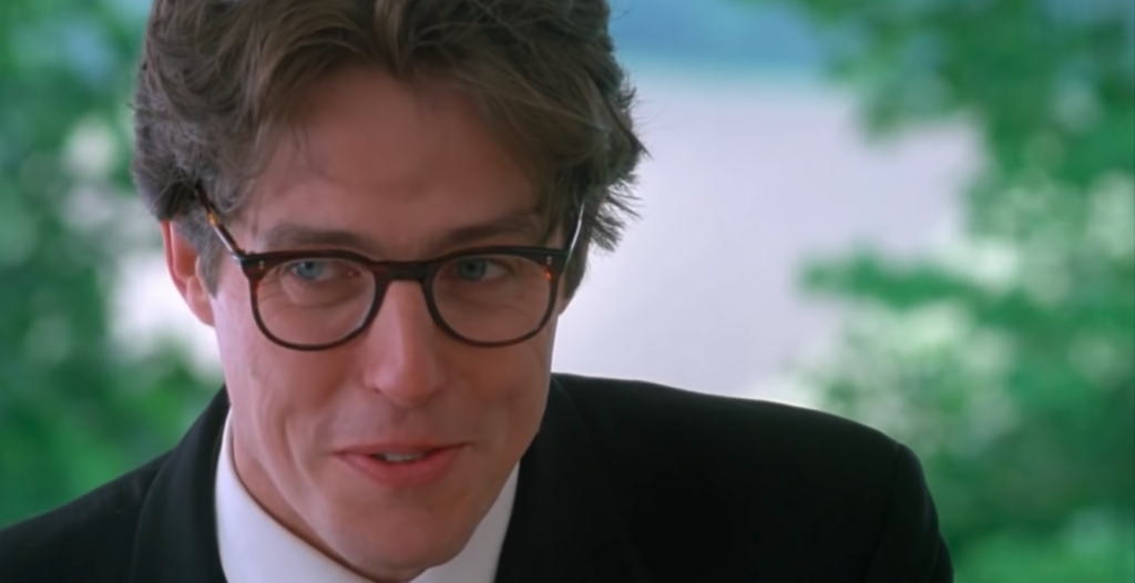 hugh grant four weddings