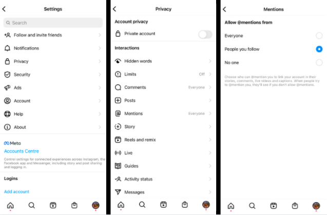 how to stop, bots, instagram, insta, giveaways, iphone 13, tagged, mentions, messages, dmed