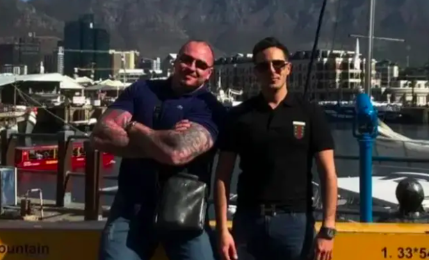 Peter the bodyguard of Simon Leviev in The Tinder Swindler on Netflix