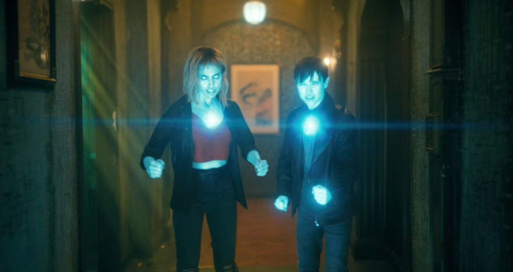 Lila and Viktor in Umbrella Academy season three