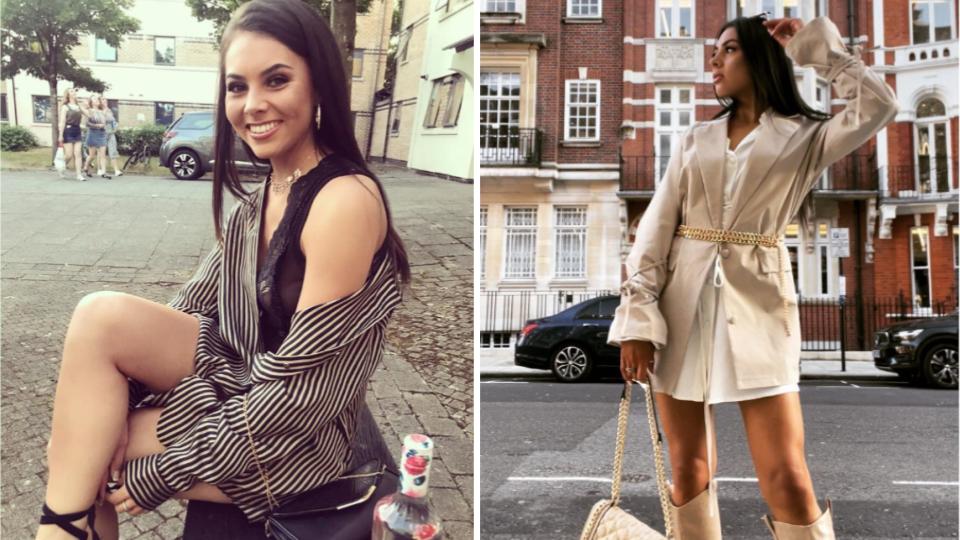 Love Islanders first Instagram photo versus before she entered the villa