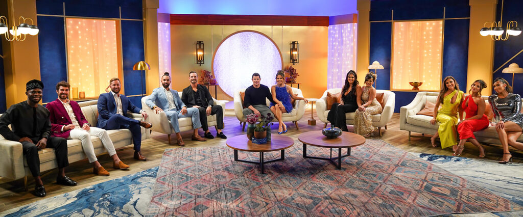 The reunion episode of Love Is Blind season three on Netflix