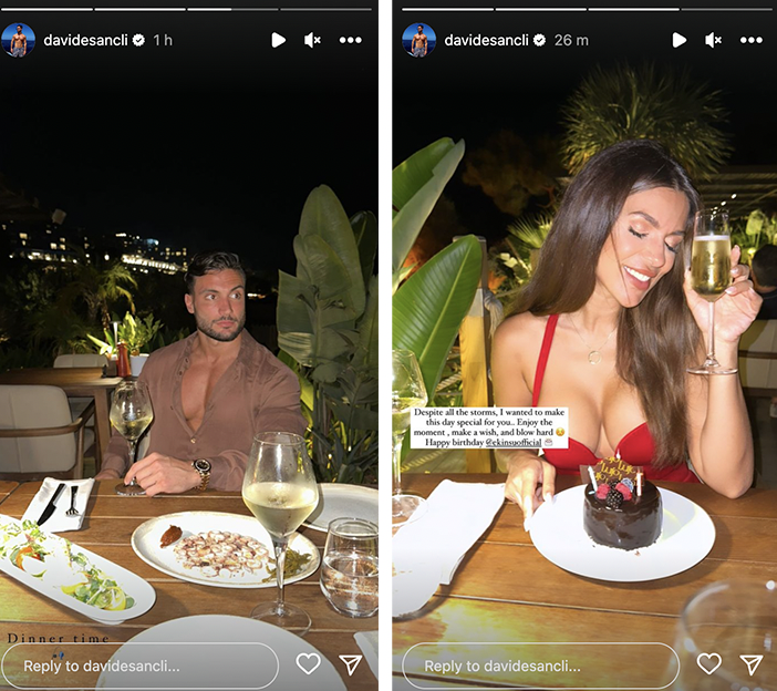 Ekin-Su and Davide confirm they're back together