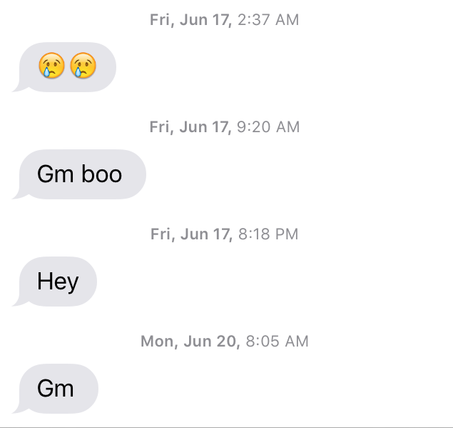 ghosting