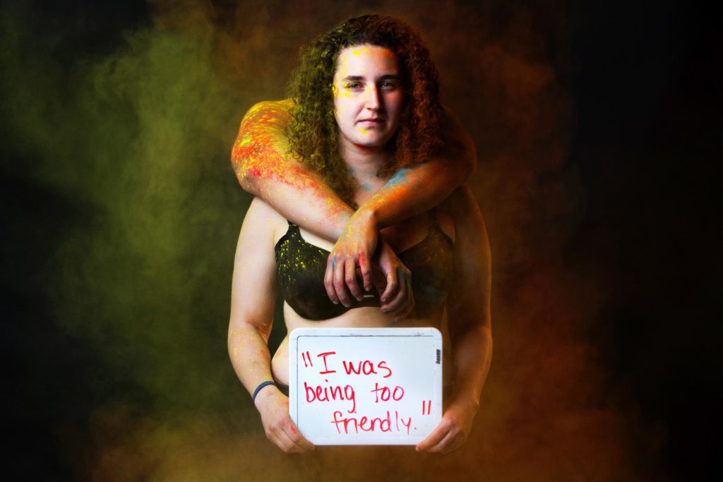 Mazurkevich's sexual assault photo series/ Courtesy of Current Solutions