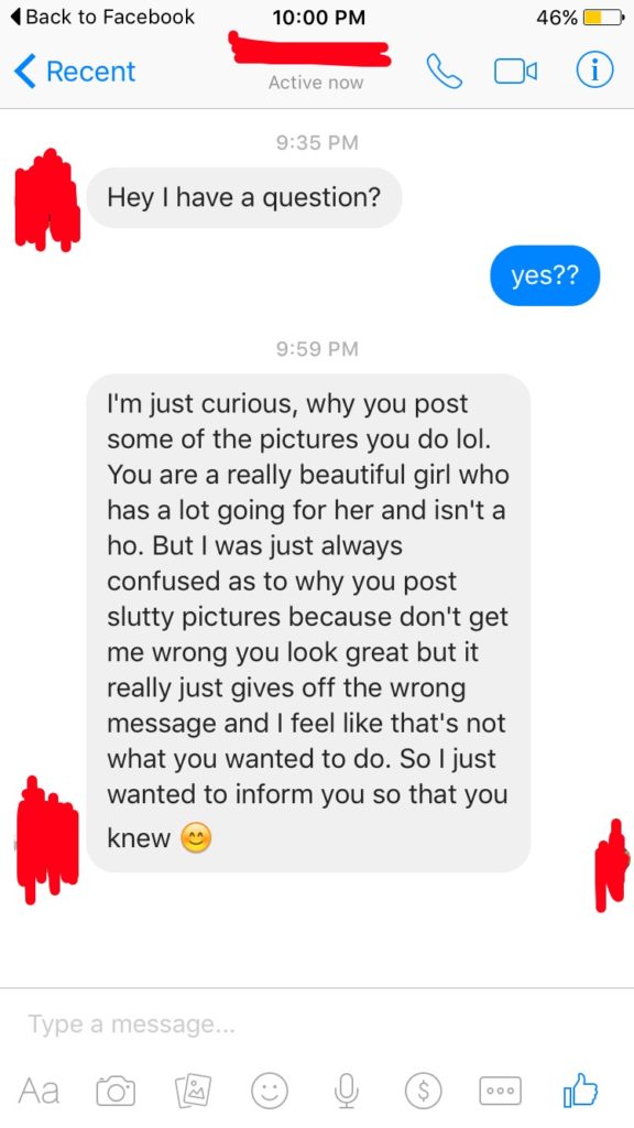 first message
