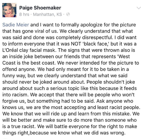 apology