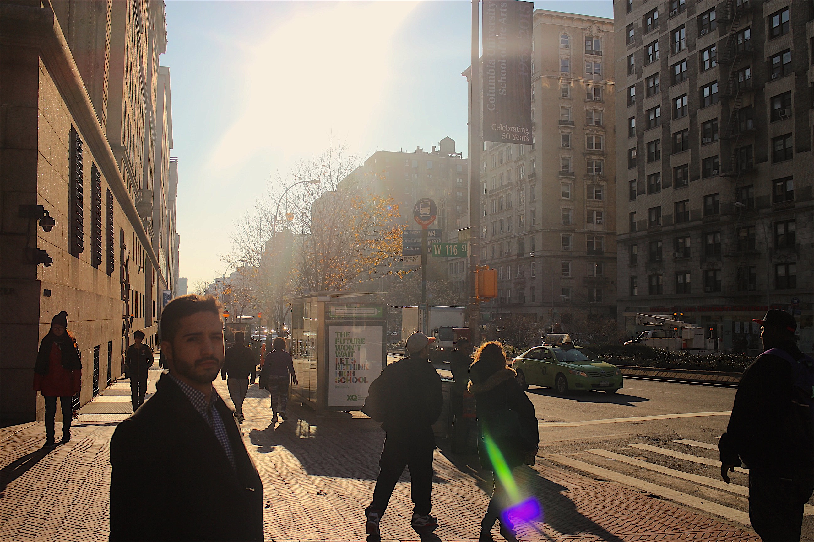 Lazaro Dubrocq, a student at Columbia University, he was there with President George W Bush on 9/11
