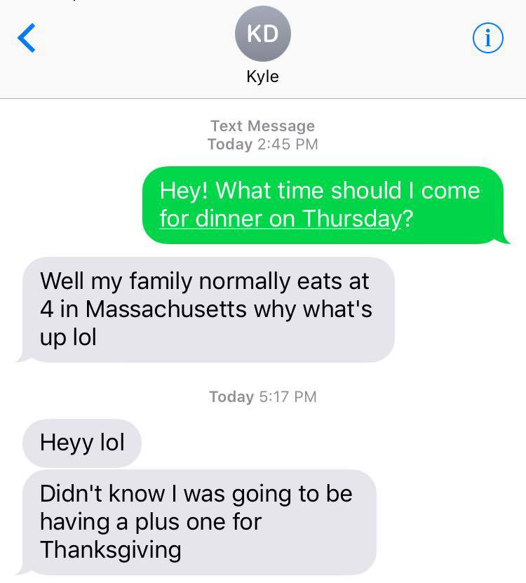 Well you know now, Kyle