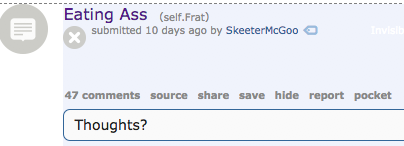 It's 2017 bro, booty > groceries