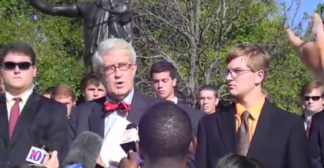 Alexander Broughton, right, Daniel McGehee, center, bro in Oakleys, left