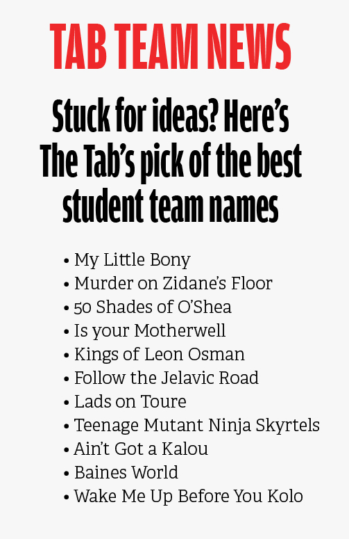tab team news graphic