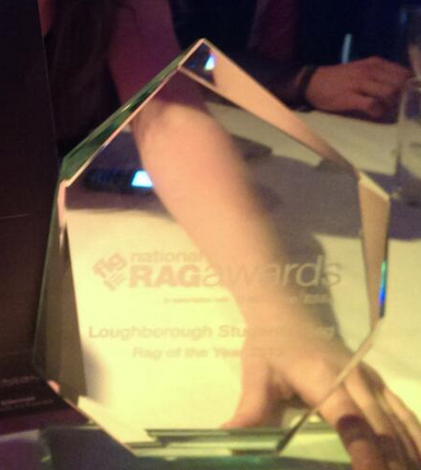 The coveted trophy won by Loughborough