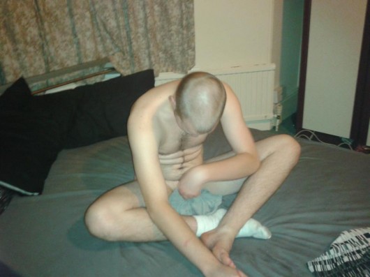 Life isn't always fun and games in the 32 person student house as they often get naked visits from ex-tenants