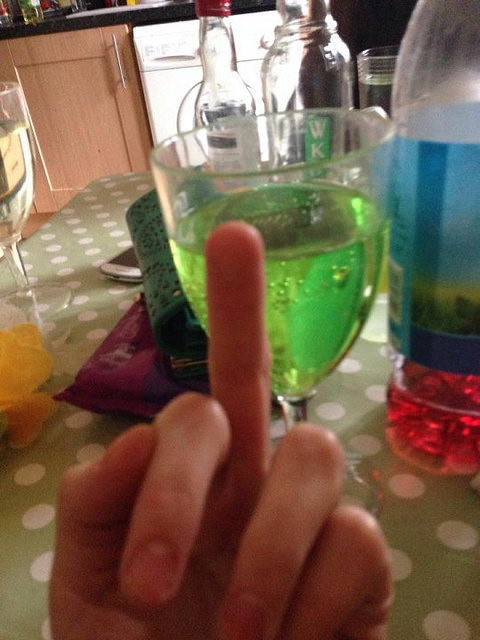 Fuck you, I don't need you anymore.