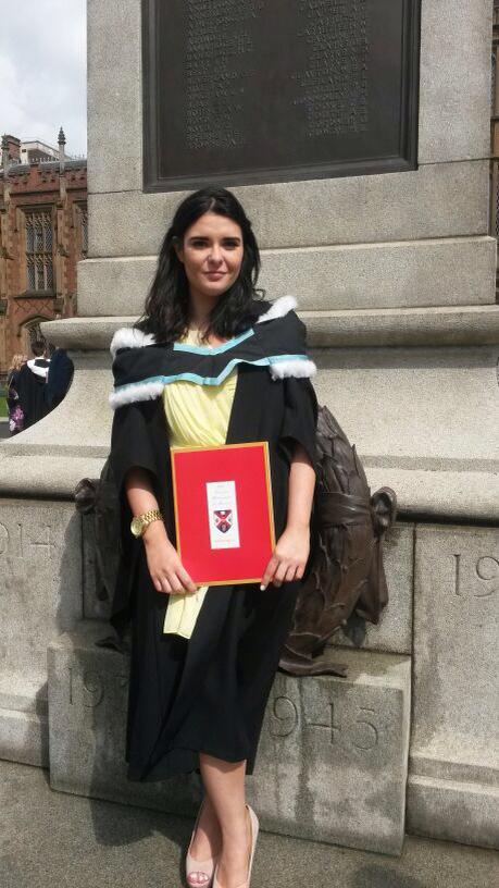 Incensed graduate Roisin Lanigan who doesn't like paying for things