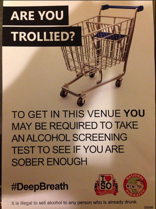 Signs like this are on the wall at Birmingham uni