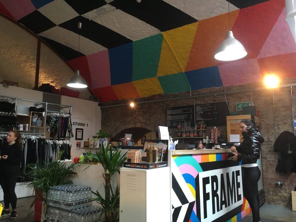 The lobby of Shoreditch Frame