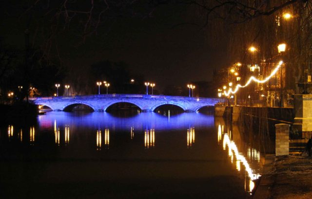 Bedford at night