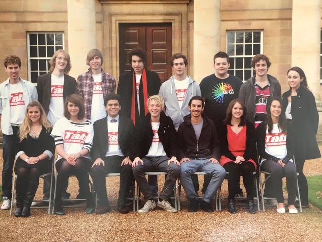 The original Tab team at Cambridge University in 2009
