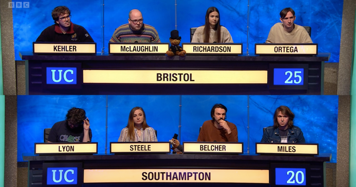 Bristol students qualify for University Challenge final for the first ...