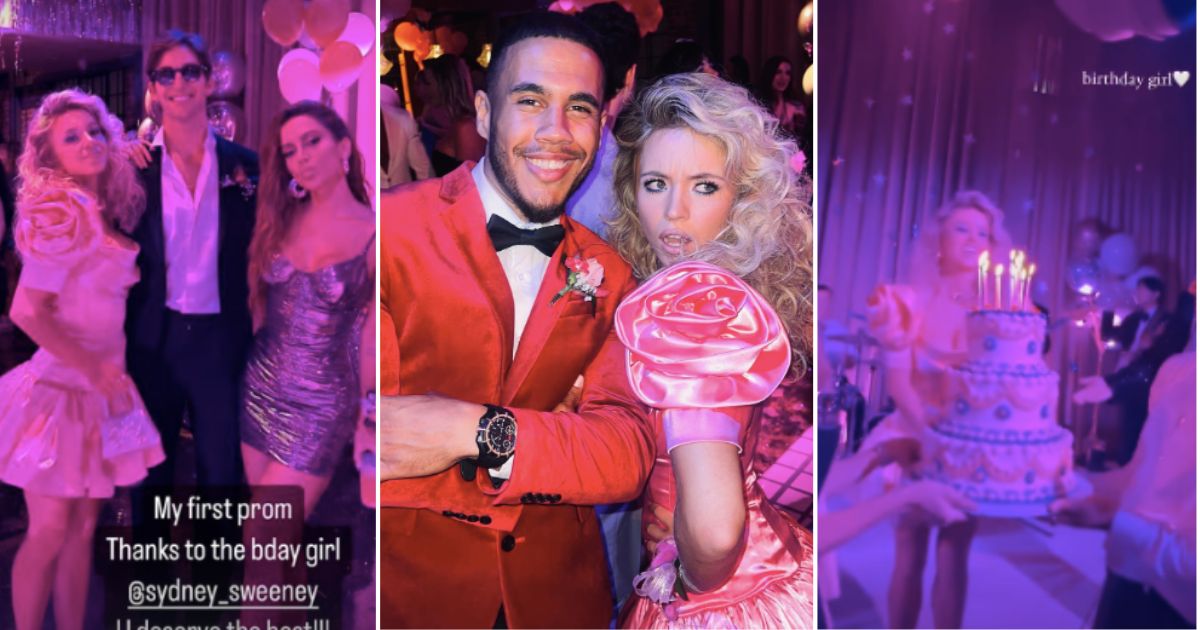 Giant cakes and the Barbie cast: Inside Sydney Sweeney’s ’80s prom