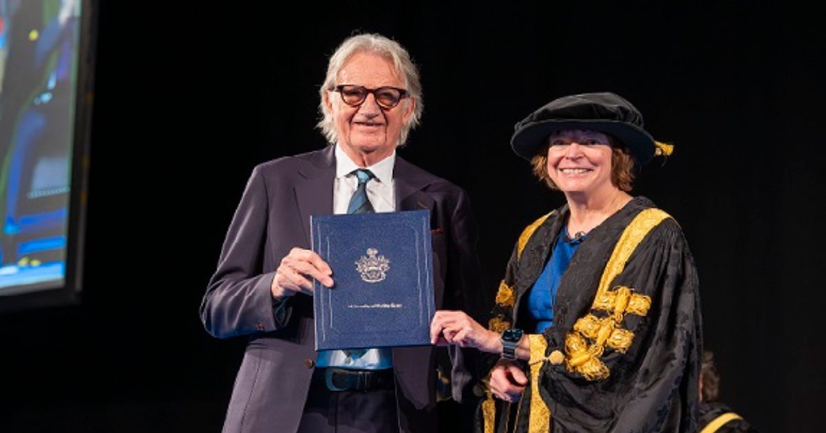 Fashion designer Paul Smith receives honorary degree from Uni of Nottingham