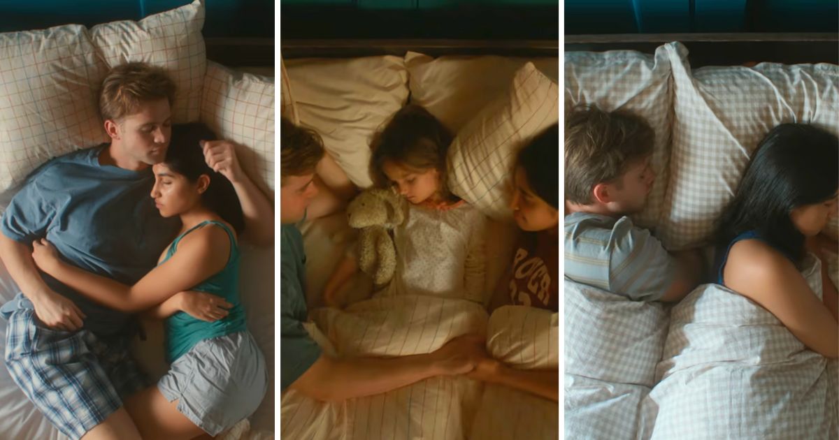 One Day There's a hidden meaning in these bed shots of Emma and Dex