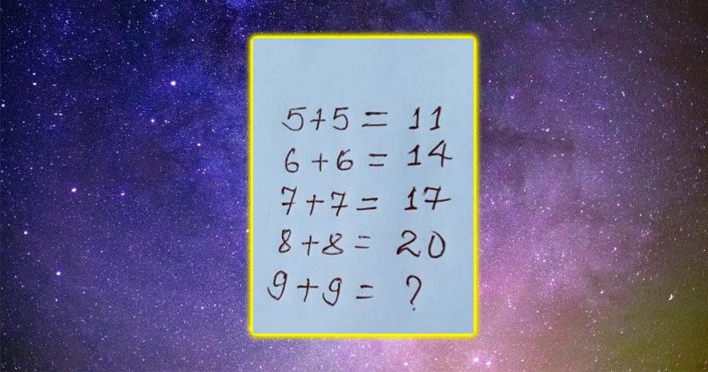 viral maths riddle question and answer