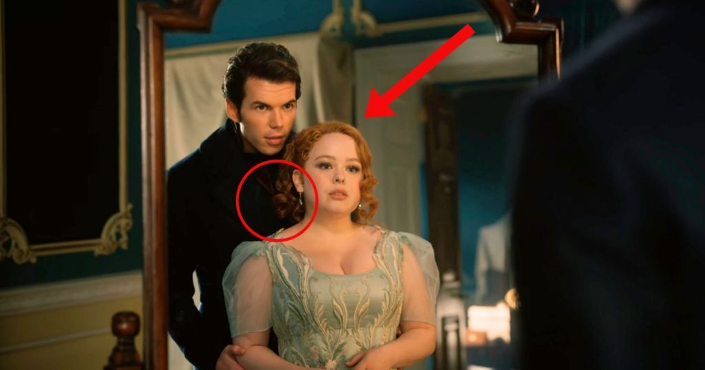 Bridgerton mirror scene editing error