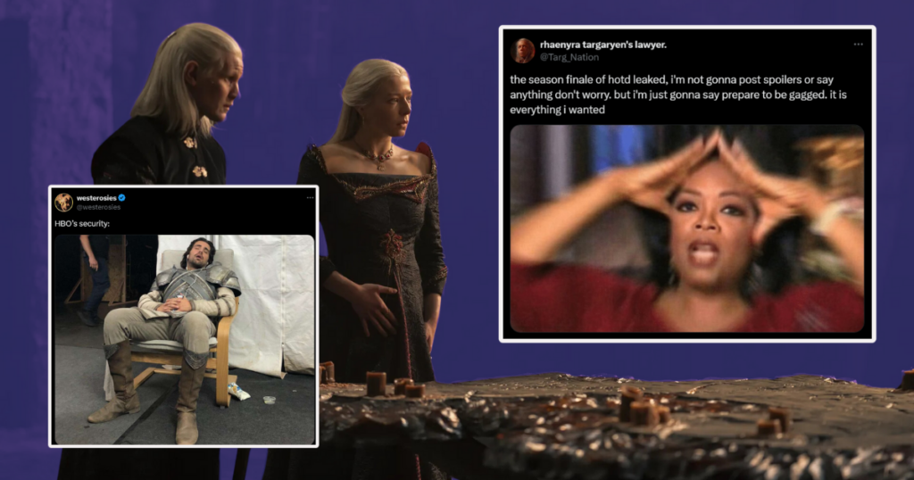 House Dragon leaked finale memes