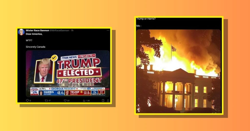 u.s. election reactions