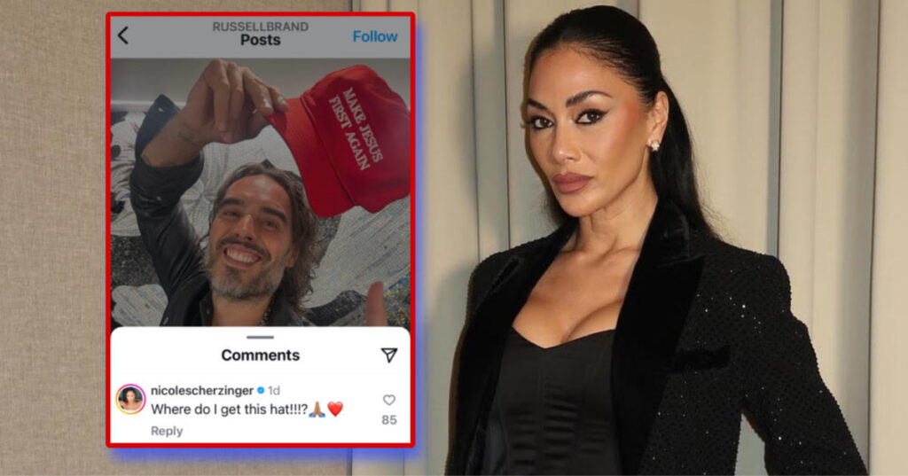 Nicole Scherzinger Trump Russell Brand