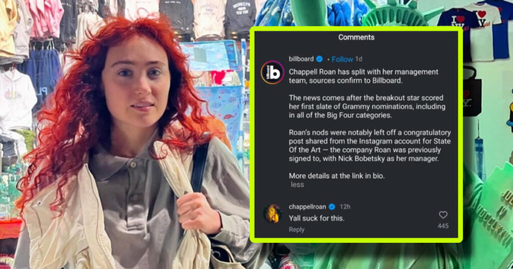 Chappell Roan Billboard management