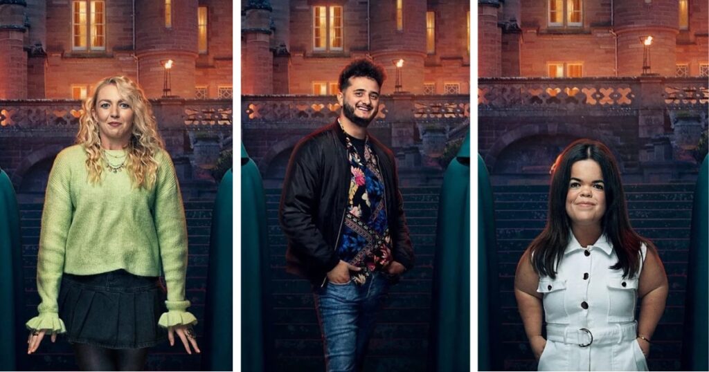 Maddy, Wilfred and Meryl from The Traitors Series 1