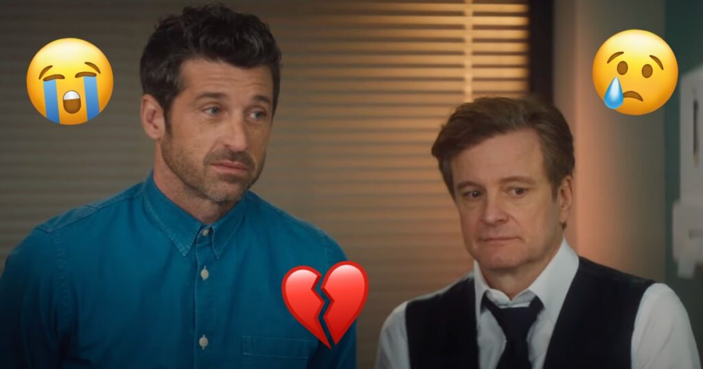 Colin Firth and Patrick Dempsey in Bridget Jones's Baby