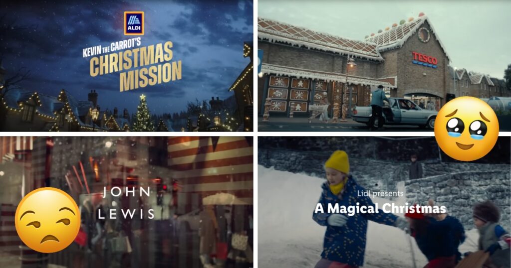 Aldi, Tesco, John Lewis and Lidl Christmas adverts